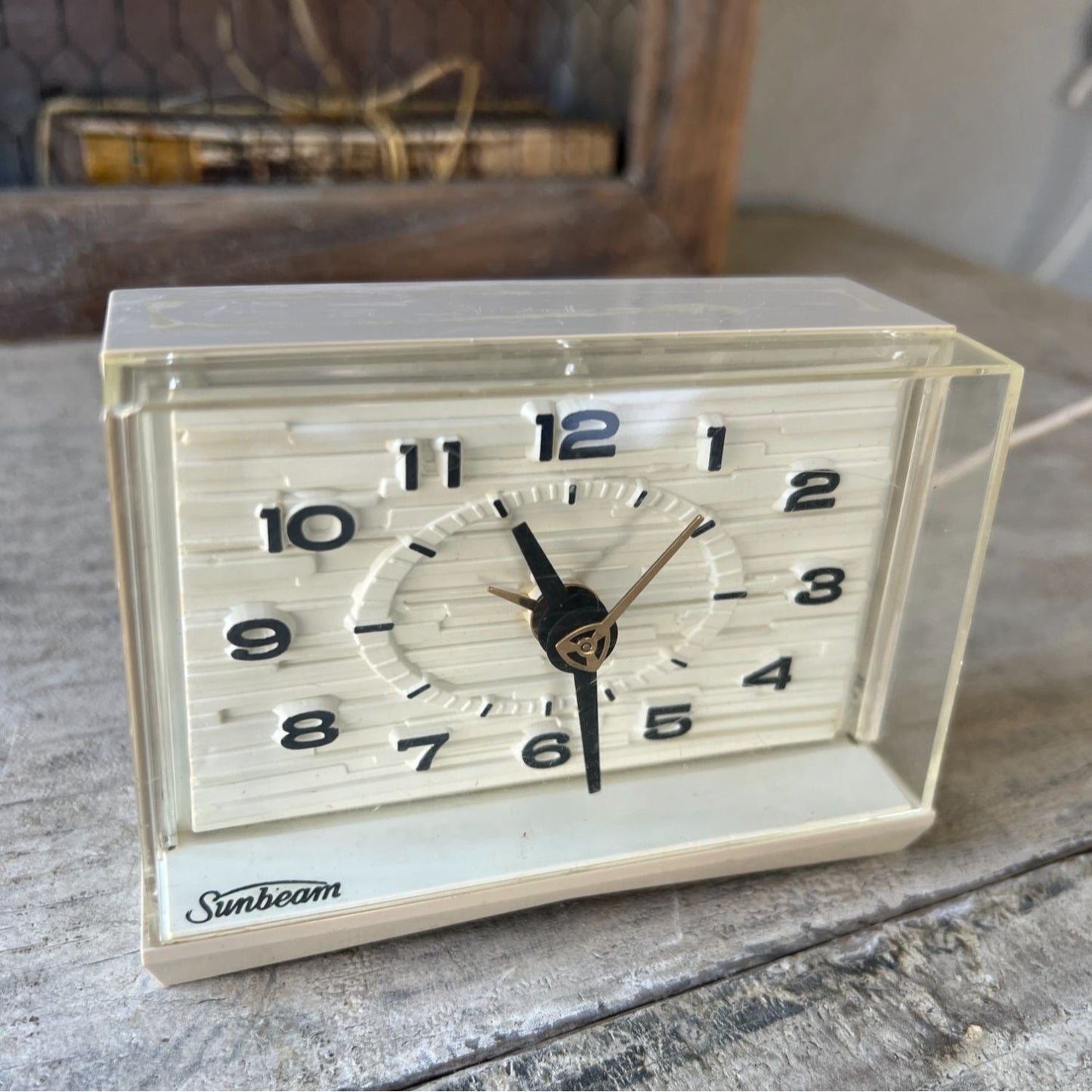Vintage Sunbeam Electric Alarm Clock - for parts or repair